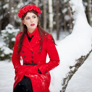 Red Rose Crown. Портретная фотосессия.