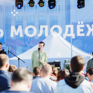 Группа OQJAV. День молодежи, ТЦ Электра. 29.06.2019г.