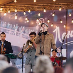 ВИА «Пролетарское танго». Фестиваль «Ленинградские мосты». Мало-Конюшенный мост. 22.08.2018г.