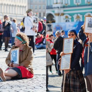 9 мая 2019г. Бессмертный полк. Санкт-Петербург.